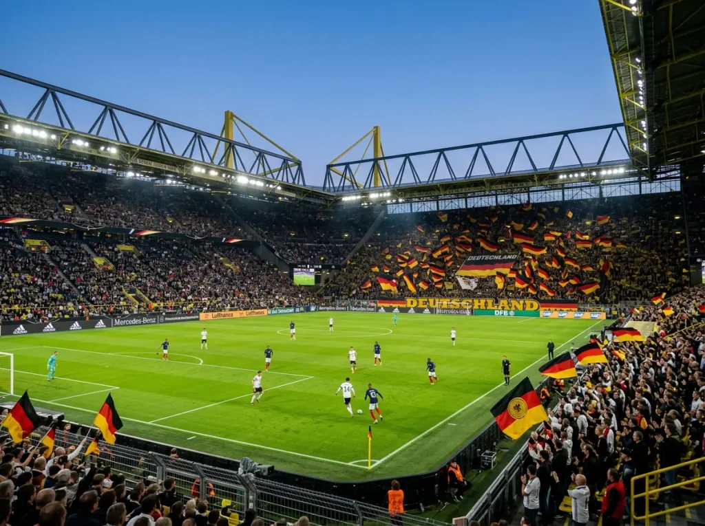 German national team in white jerseys preparing for World Cup 2026 tournament campaign